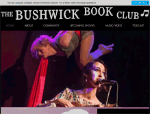 Tablet Screenshot of bushwickbookclub.com